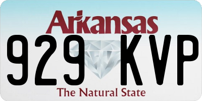 AR license plate 929KVP