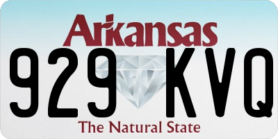 AR license plate 929KVQ
