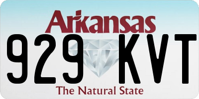 AR license plate 929KVT