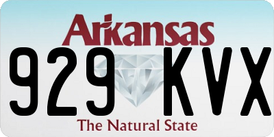 AR license plate 929KVX