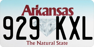AR license plate 929KXL