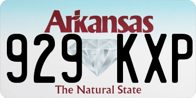AR license plate 929KXP