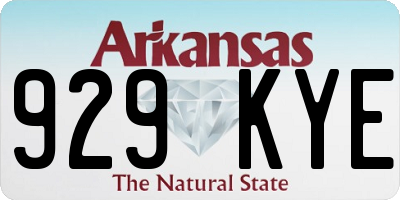 AR license plate 929KYE