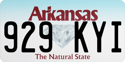 AR license plate 929KYI