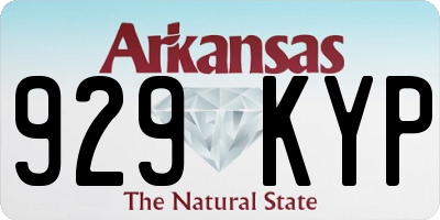 AR license plate 929KYP