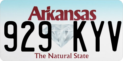 AR license plate 929KYV