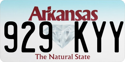 AR license plate 929KYY