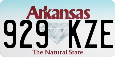 AR license plate 929KZE