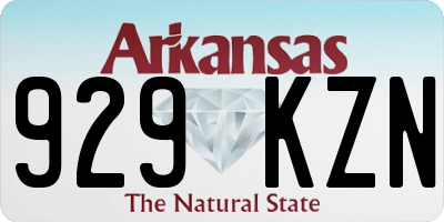 AR license plate 929KZN