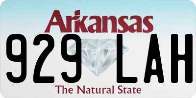 AR license plate 929LAH