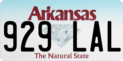 AR license plate 929LAL