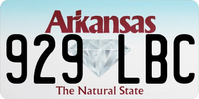 AR license plate 929LBC