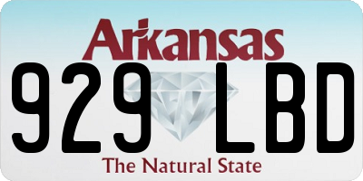 AR license plate 929LBD