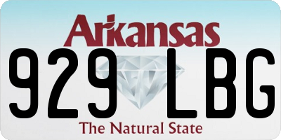 AR license plate 929LBG