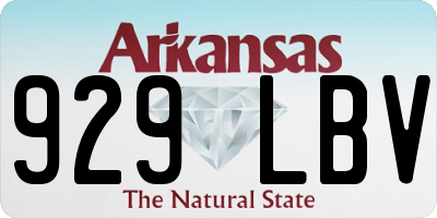 AR license plate 929LBV