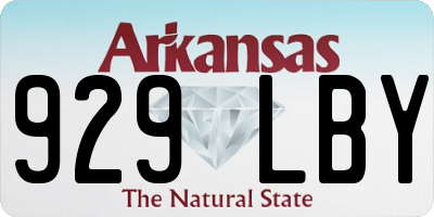 AR license plate 929LBY