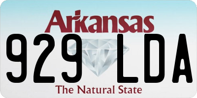 AR license plate 929LDA
