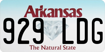 AR license plate 929LDG