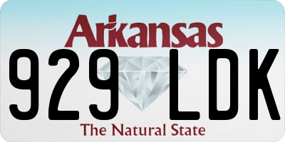 AR license plate 929LDK
