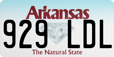 AR license plate 929LDL