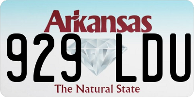 AR license plate 929LDU