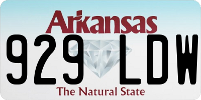 AR license plate 929LDW