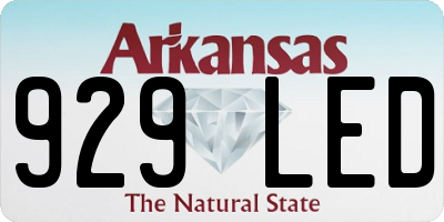 AR license plate 929LED