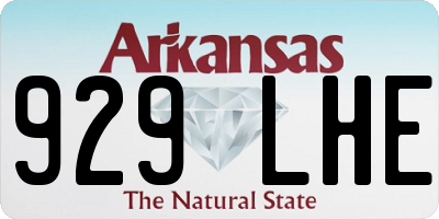 AR license plate 929LHE