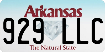 AR license plate 929LLC