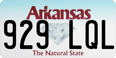AR license plate 929LQL