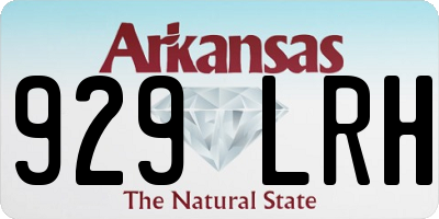 AR license plate 929LRH