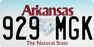 AR license plate 929MGK