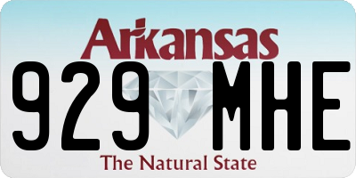 AR license plate 929MHE