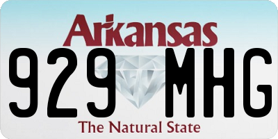AR license plate 929MHG