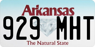 AR license plate 929MHT