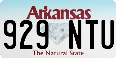 AR license plate 929NTU