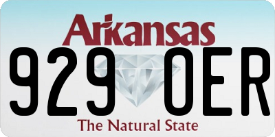AR license plate 929OER