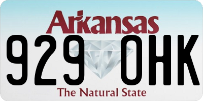 AR license plate 929OHK
