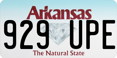 AR license plate 929UPE
