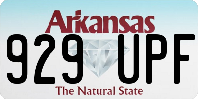 AR license plate 929UPF