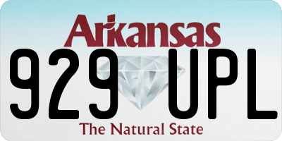 AR license plate 929UPL