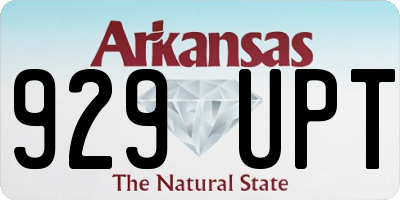 AR license plate 929UPT
