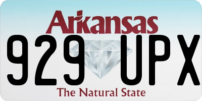 AR license plate 929UPX
