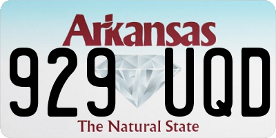 AR license plate 929UQD