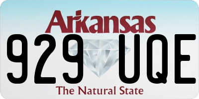 AR license plate 929UQE