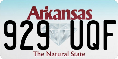 AR license plate 929UQF