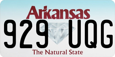 AR license plate 929UQG