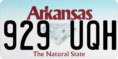 AR license plate 929UQH