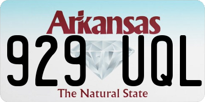AR license plate 929UQL