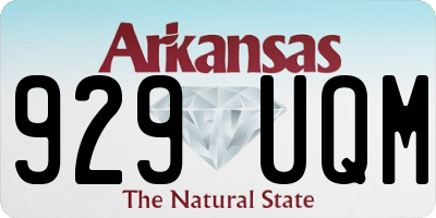 AR license plate 929UQM